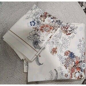 Tastemaster Full Top Sheet And Pillowcase(1) No Iron 1979 Vintage